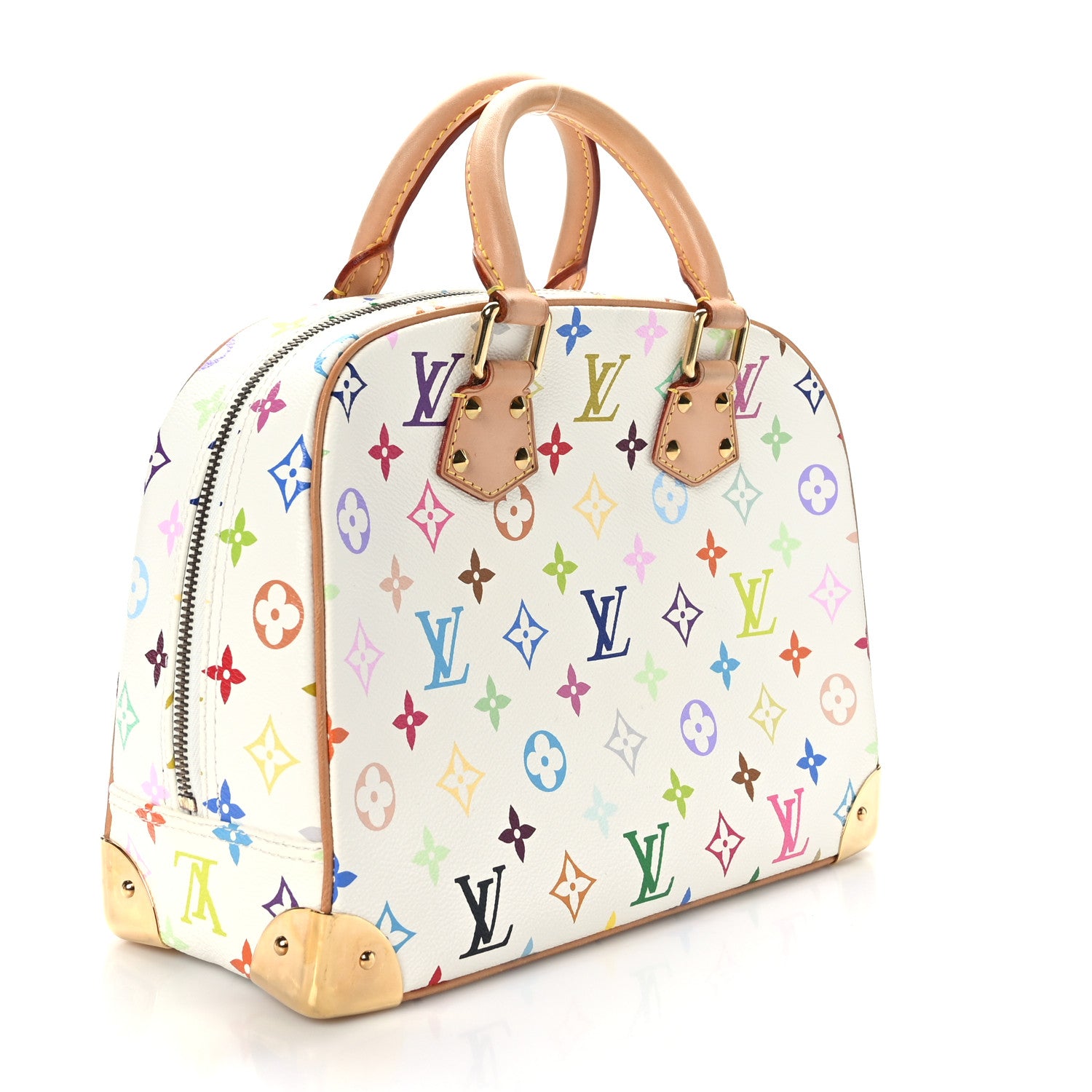 Louis Vuitton Monogram Multicolor Trouville White 3 of 8