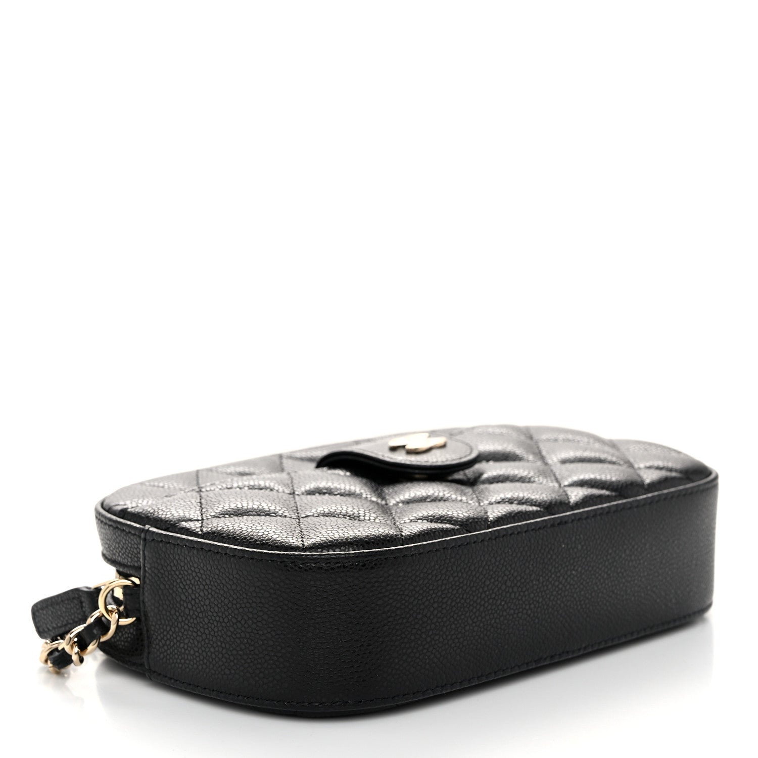 Chanel Caviar Quilted Chain Camera Bag Black 4 of 11