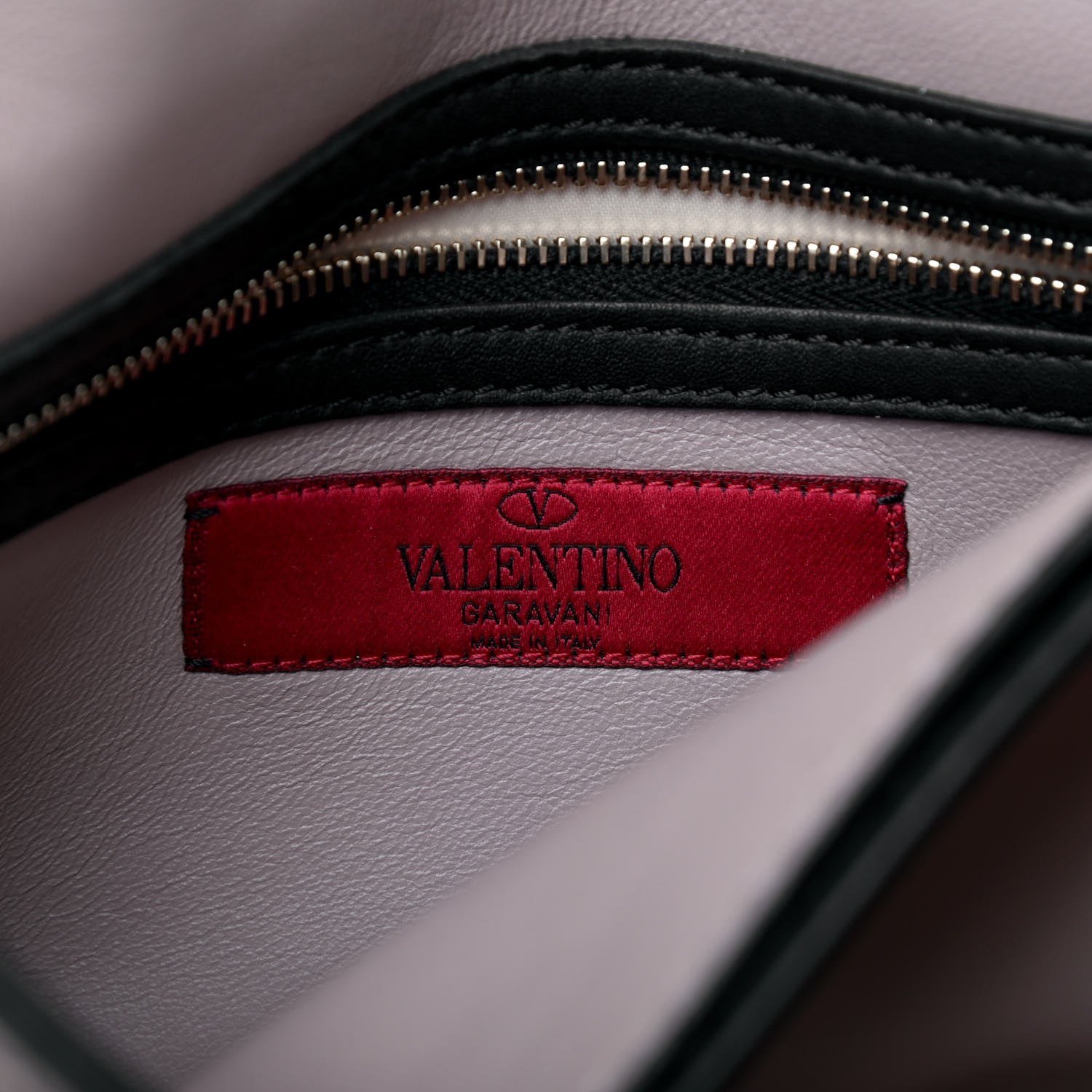 Valentino Garavani Nappa Rockstud Wristlet Clutch Black 6 of 8