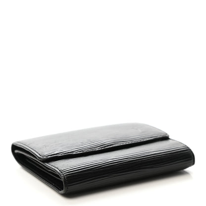 Louis Vuitton Epi Porte-Monnaie Tresor Wallet Black 4 of 10