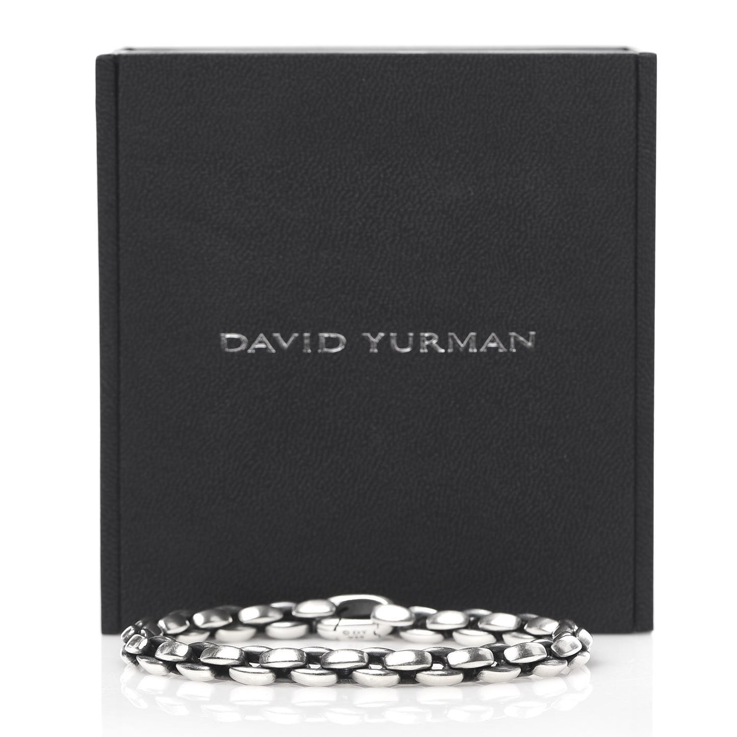 Sterling Silver 6mm Elongated Box Chain Bracelet
