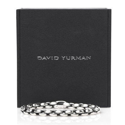 David Yurman Sterling Silver 6mm Elongated Box Chain Bracelet 6 of 6