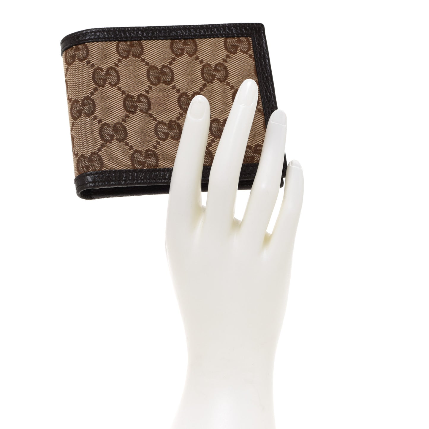 Monogram Bi-Fold Wallet Dark Brown