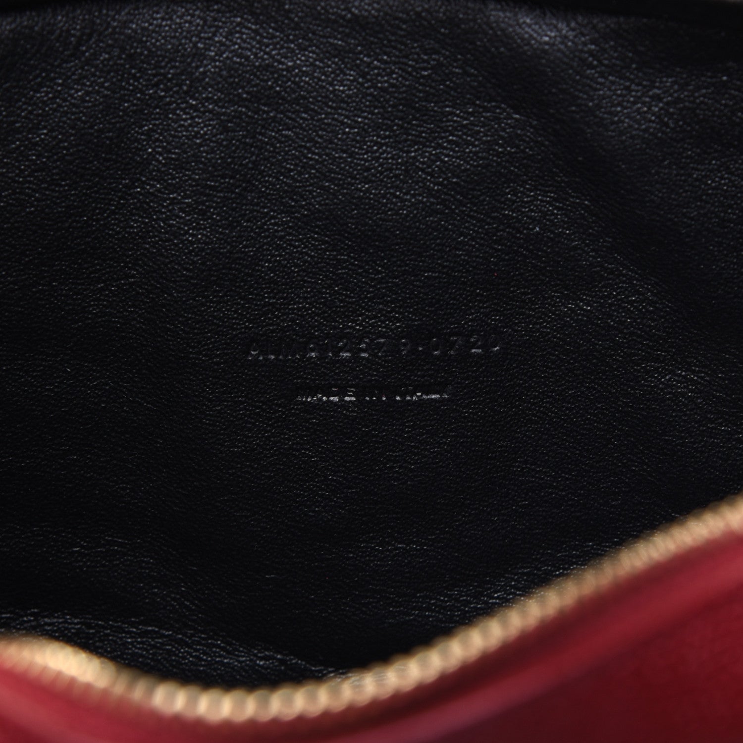 Saint Laurent Grain De Poudre Matelasse Monogram Mini Lou Camera Bag Eros Red 9 of 12