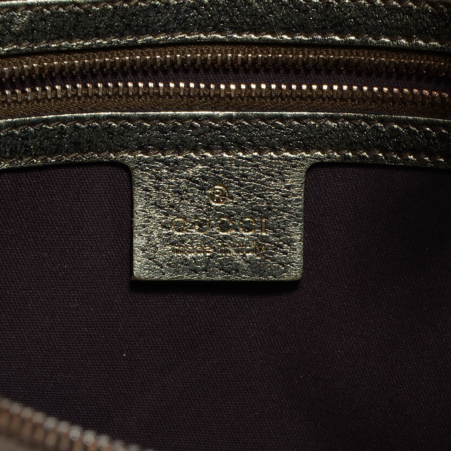 Gucci Monogram Bamboo Ring Hobo Gold 6 of 7