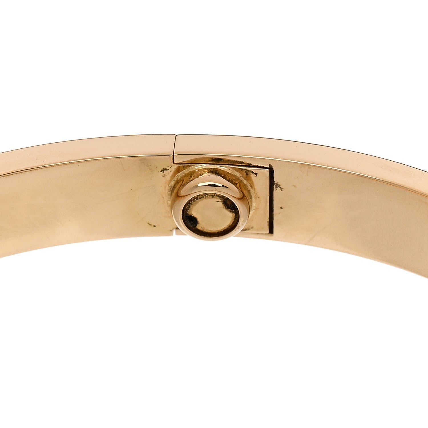 Cartier 18K Yellow Gold 4 Diamond LOVE Bracelet 19 7 of 9