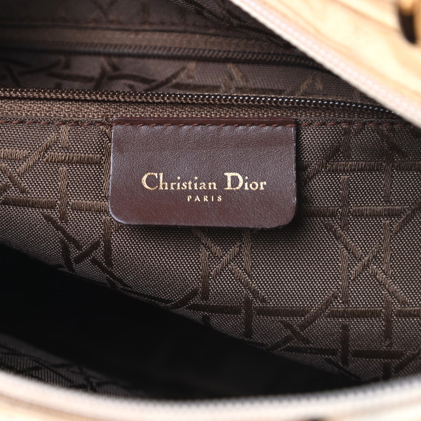 Nylon Cannage Large Lady Dior White