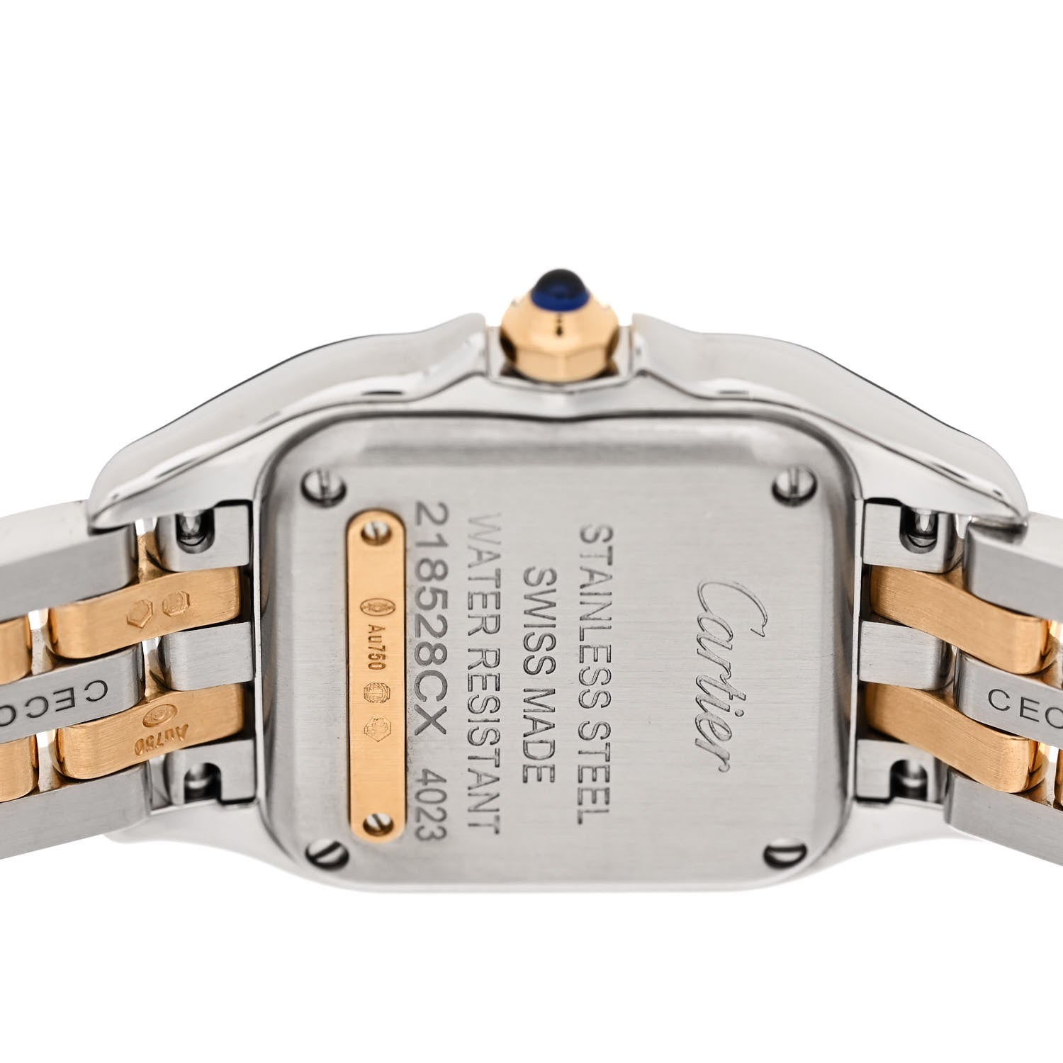 Cartier Stainless Steel 18K Yellow Gold 22mm Panthere Quartz Watch 4 of 5