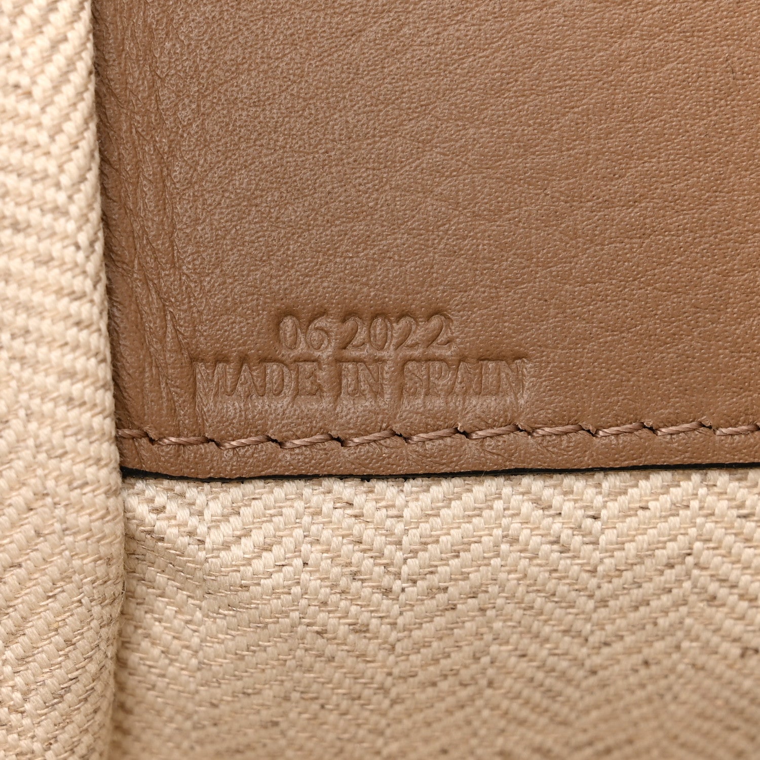 Loewe Calfskin Small Hammock Shoulder Bag Warm Desert Mink 7 of 10