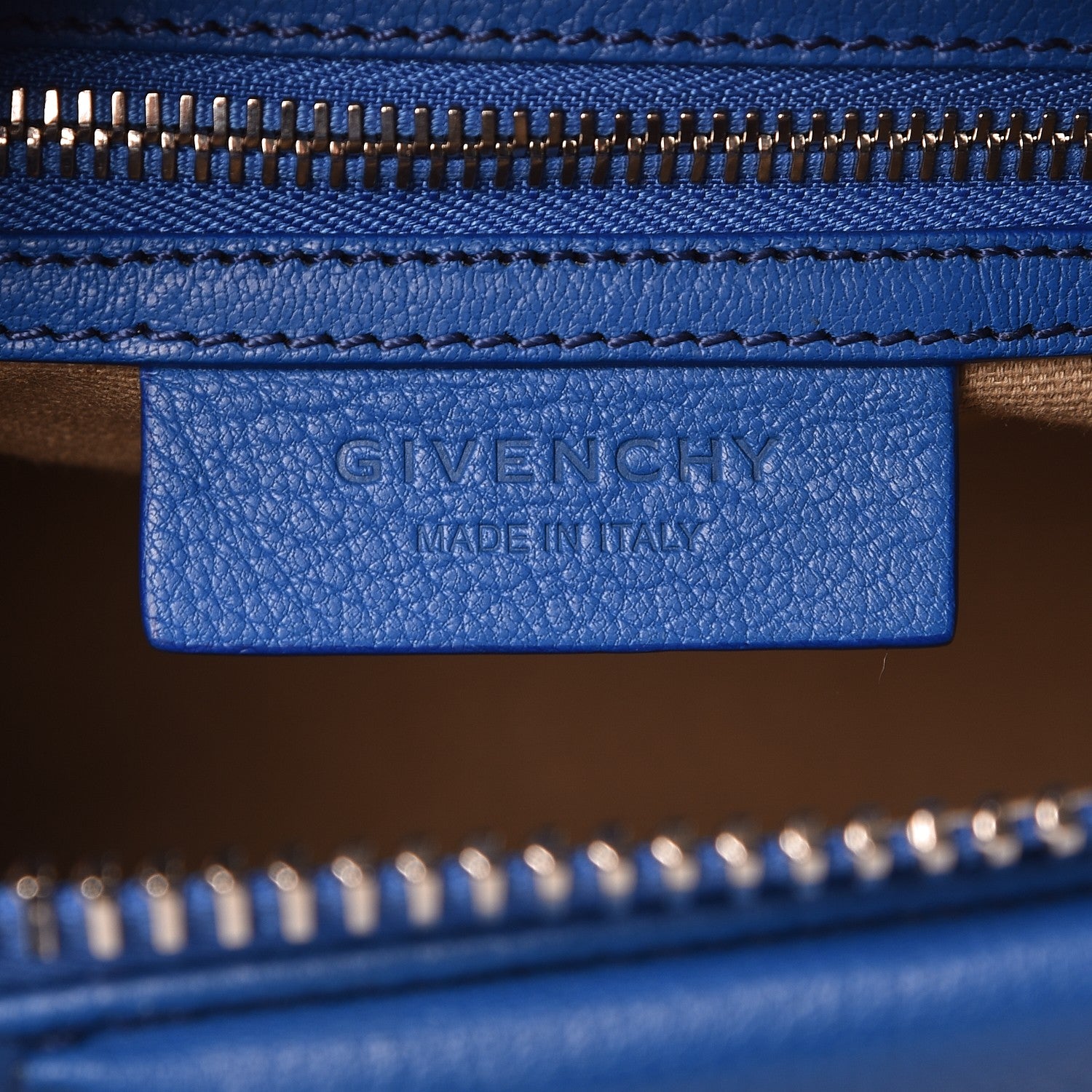 Givenchy Sugar Goatskin Mini Antigona Indigo Blue 6 of 11