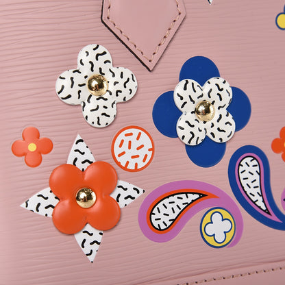 Louis Vuitton Epi Blooming Flowers Alma BB Rose Ballerine 8 of 9
