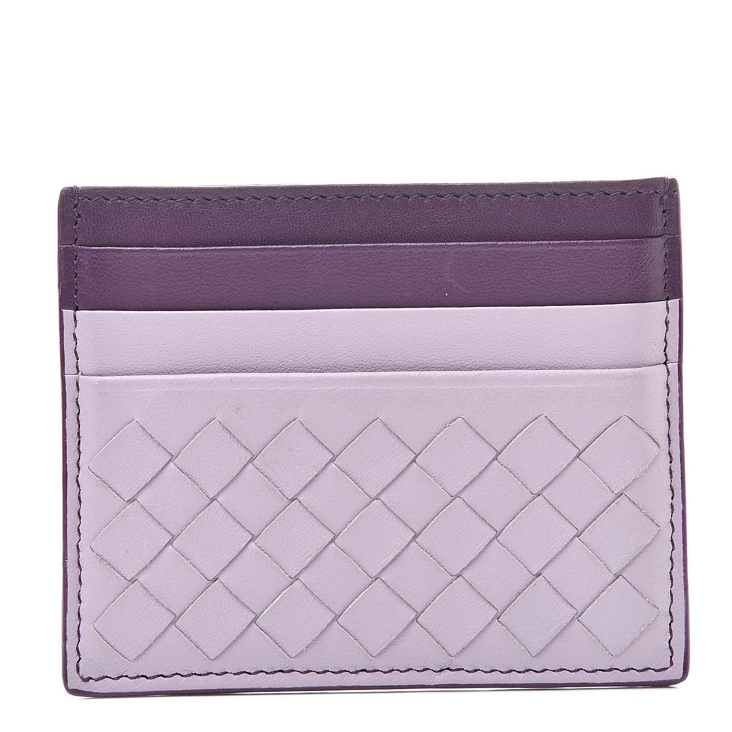 Nappa Intrecciato VN Card Case Parme Monalisa