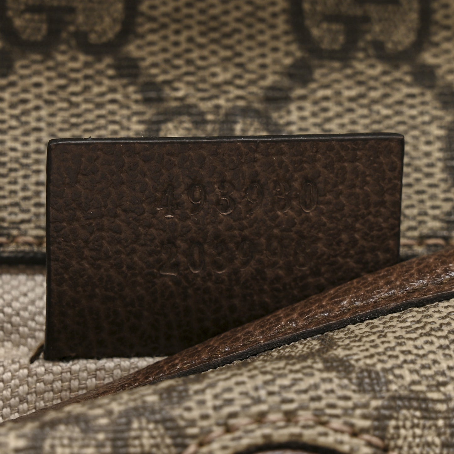 GG Supreme Monogram Neo Vintage Web Belt Bag Brown