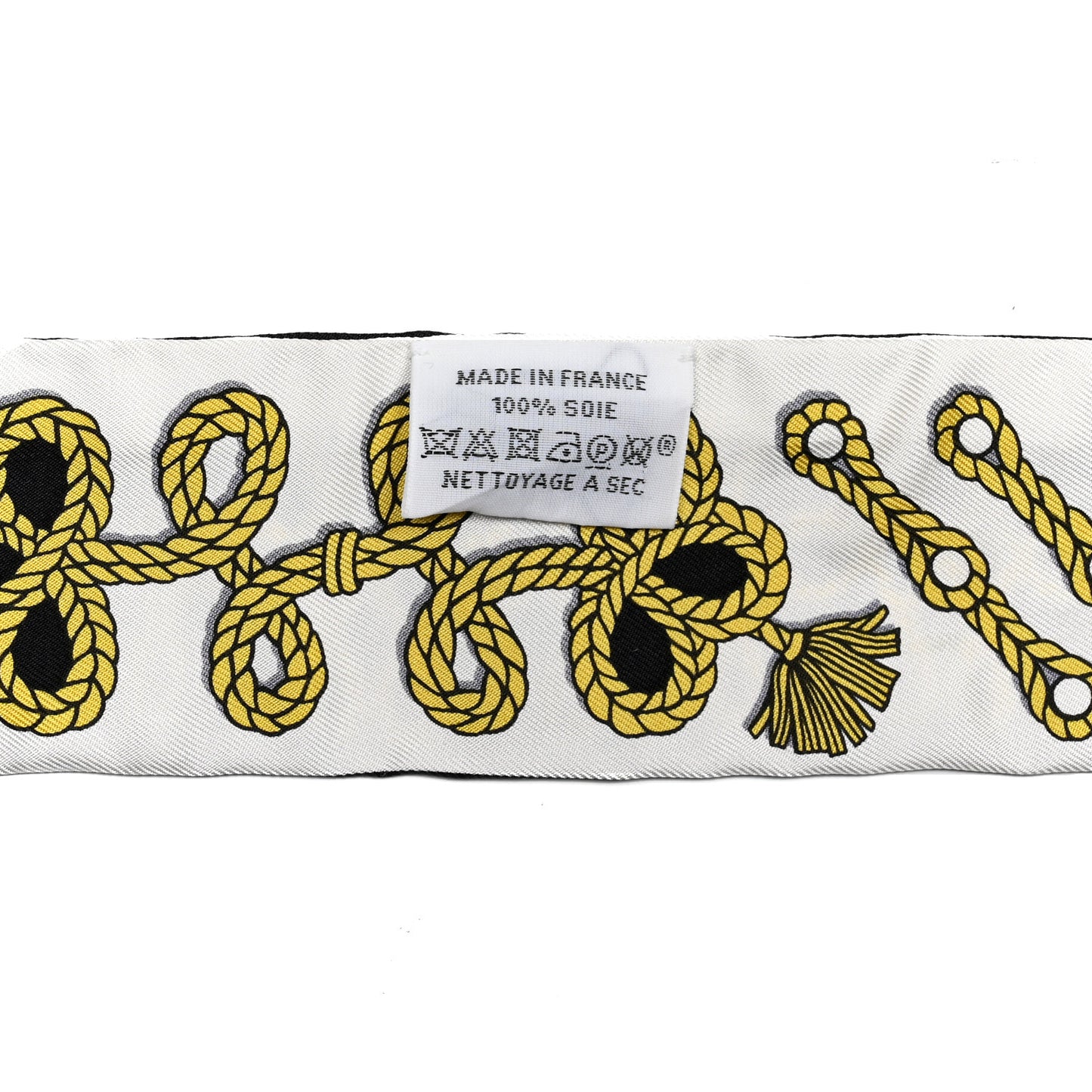 Silk Galons Et Brandebourg Twilly Black Gold White