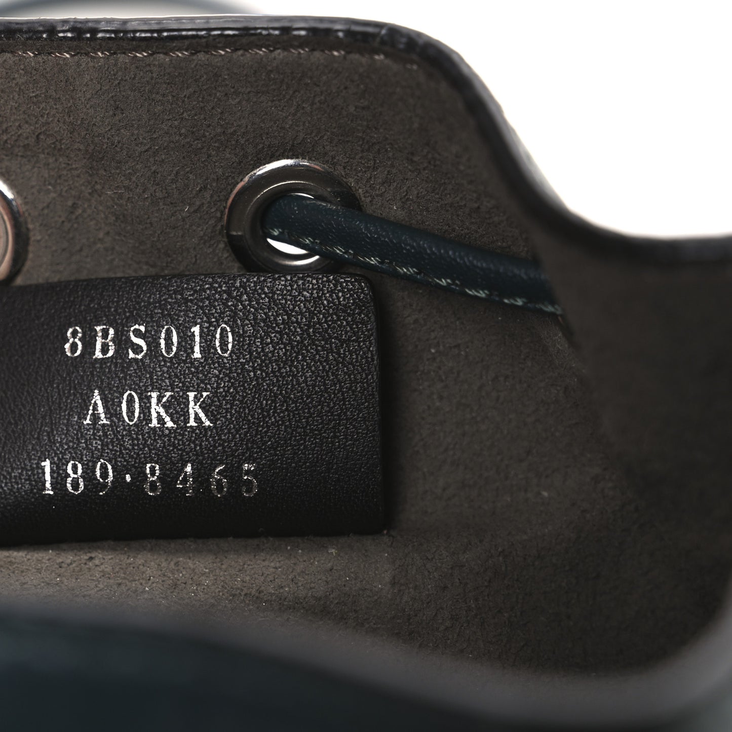 Vitello Liberty Lucido F is Fendi Mini Mon Tresor Bucket Bag Green