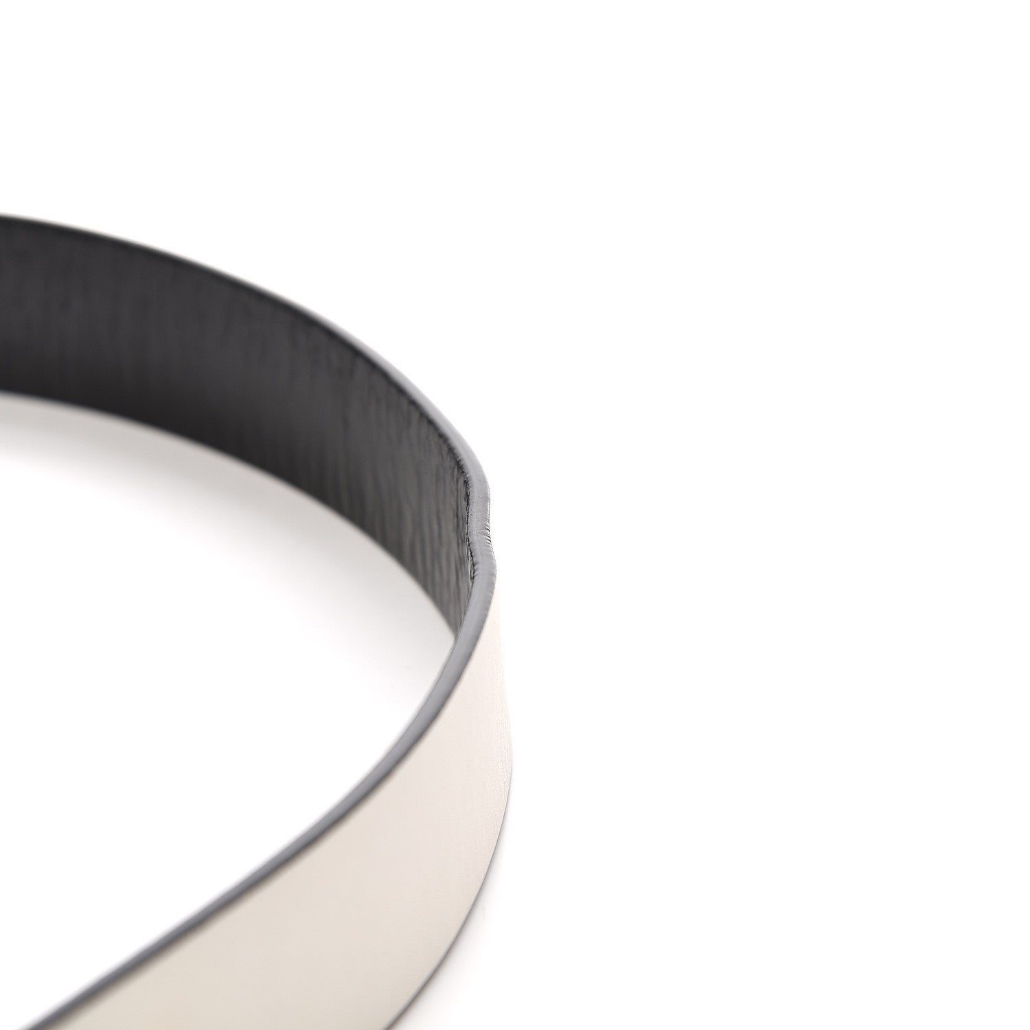Chanel Calfskin CC Reversible Belt 85 White Black 6 of 6