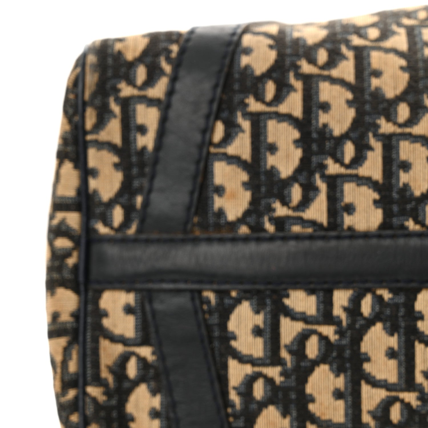Christian Dior Monogram Boston Navy Blue 15 of 17