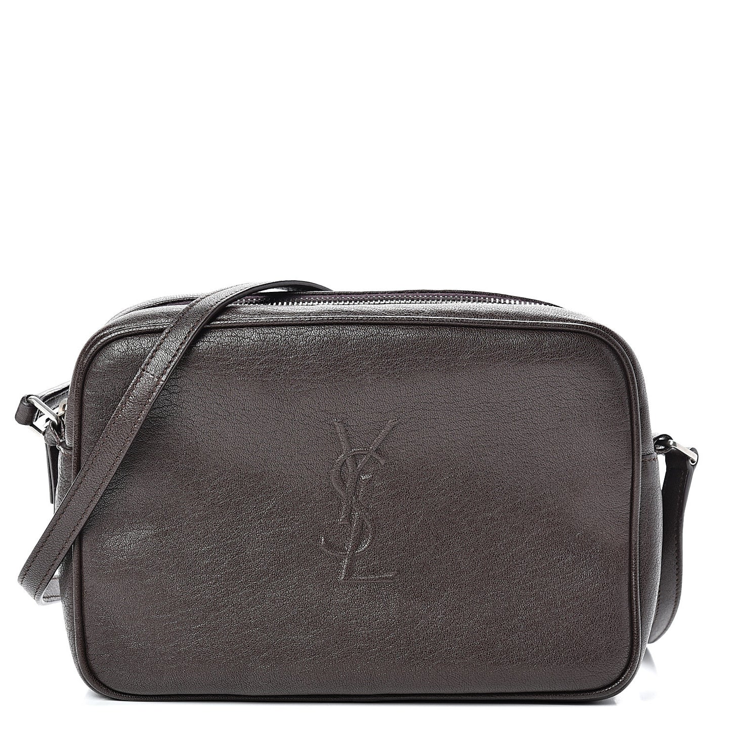 Lambskin Monogram Small Lou Camera Bag Black Tulipe