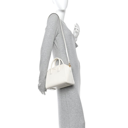 Givenchy Shiny Lord Calfskin Mini Antigona Ivory 2 of 9