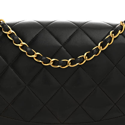 Chanel Lambskin Quilted Medium Single Flap Black 8 of 12