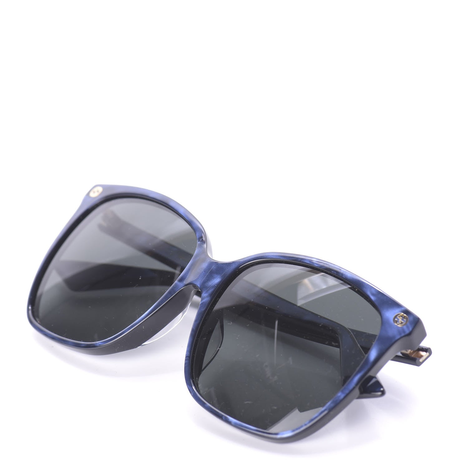 Gucci Acetate GG Sunglasses GG0022/SA Blue Grey 8 of 8