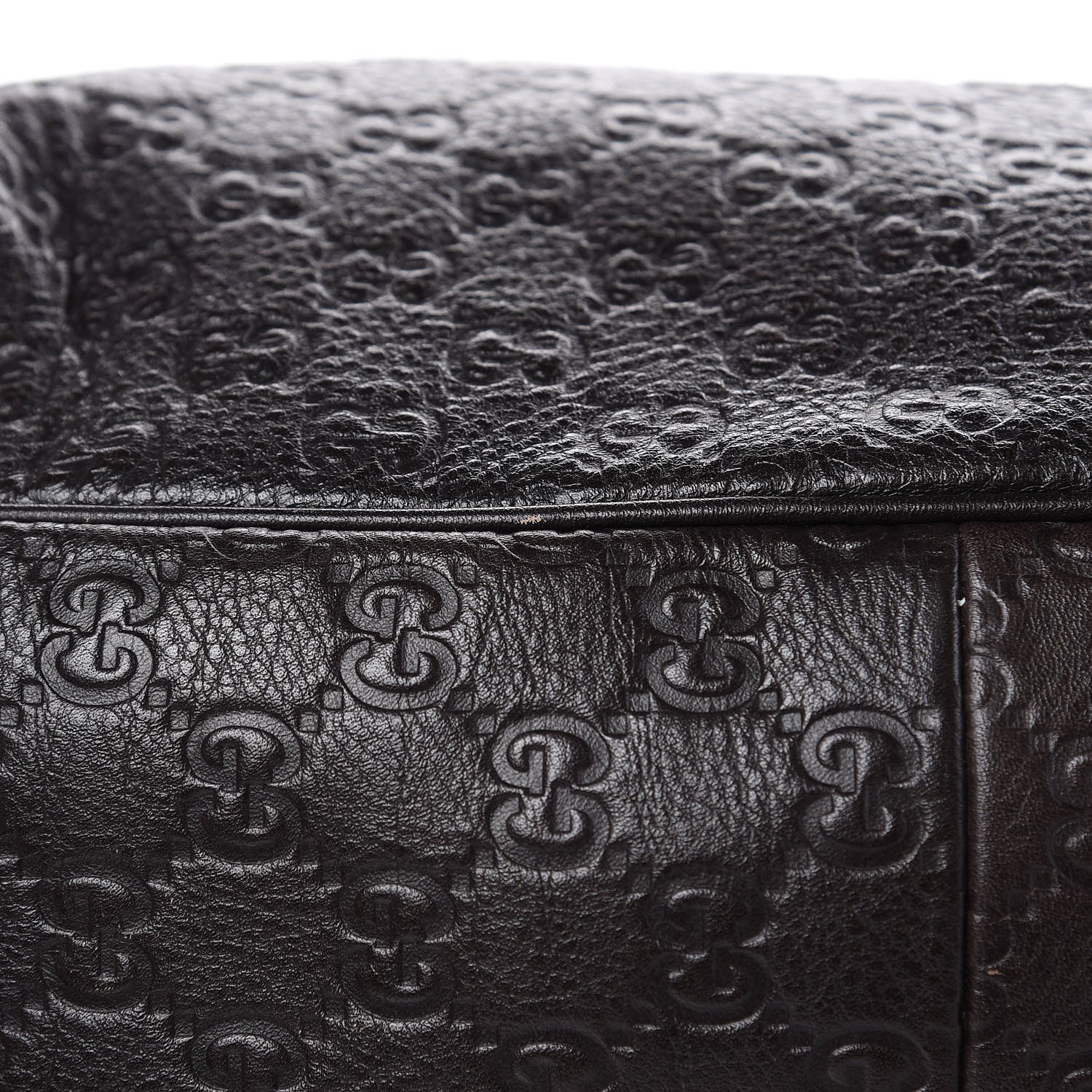 Gucci Guccissima Large New Ladies Web Hobo Dark Brown 11 of 13