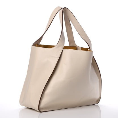 Stella McCartney Eco Alter Nappa East West Perforated Tote White 4 of 14