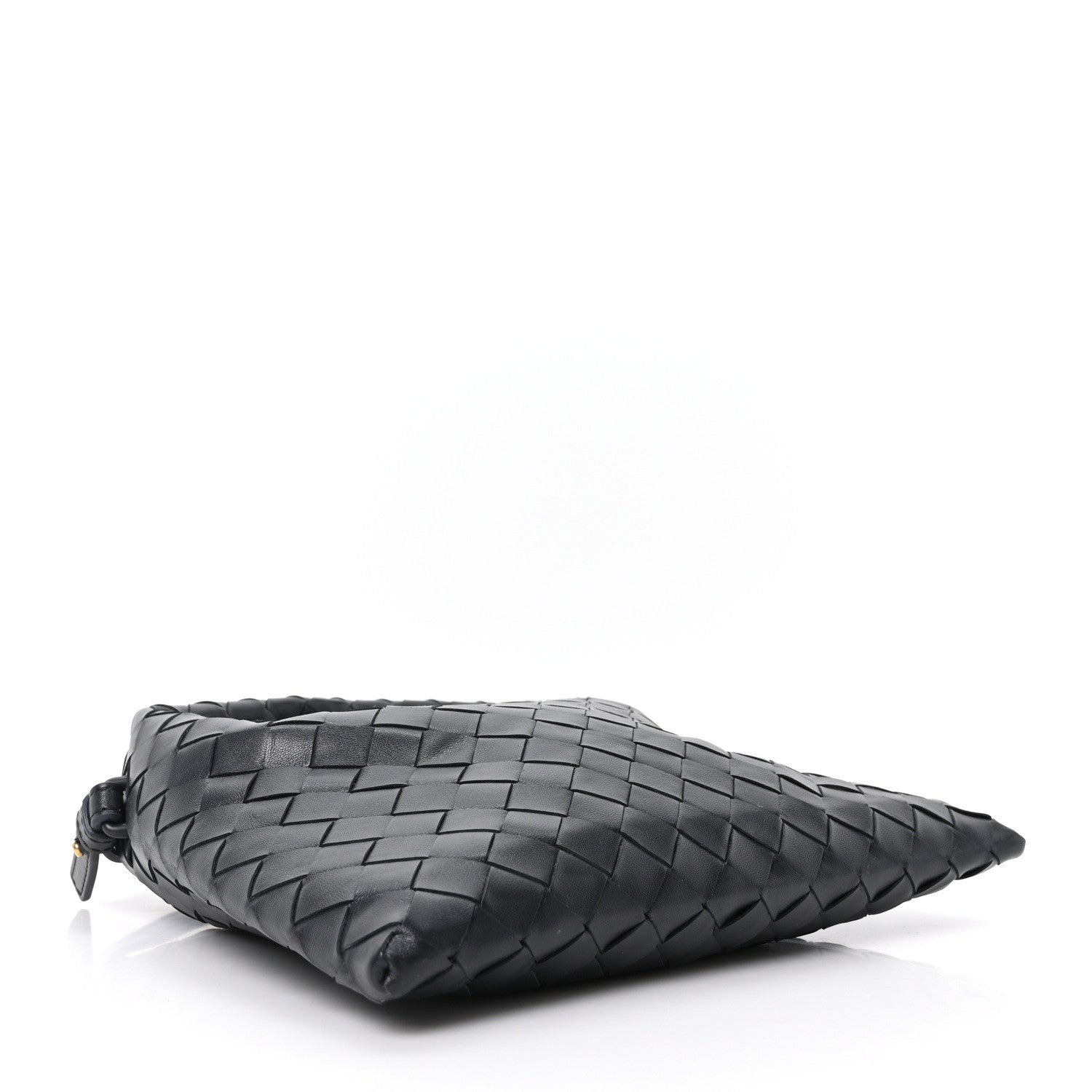 Bottega Veneta Calfskin Intrecciato Mini Hop Black 4 of 9