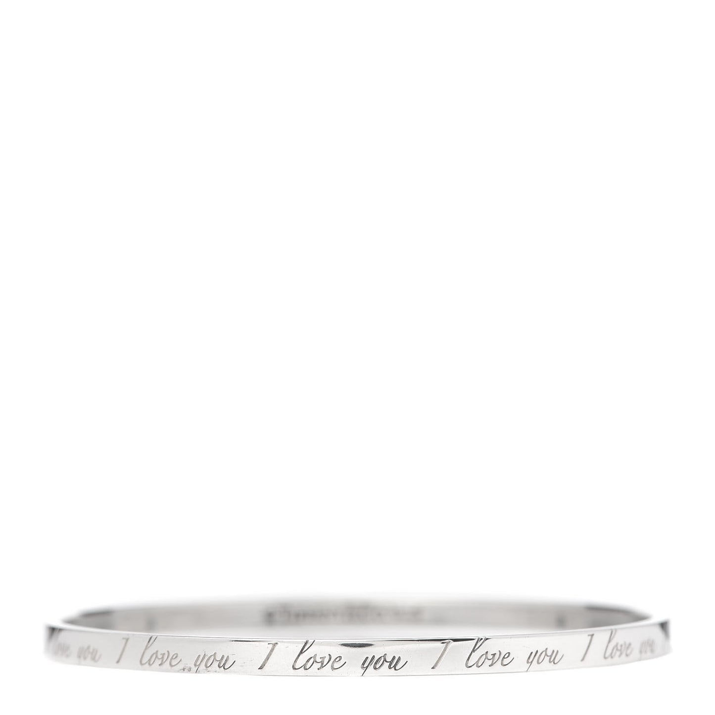 Sterling Silver Love Notes Bangle Bracelet