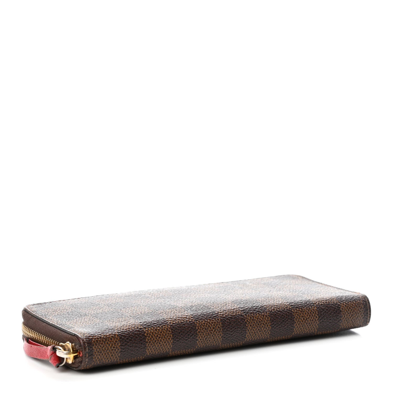 Louis Vuitton Damier Ebene Clemence Wallet Cherry 3 of 5