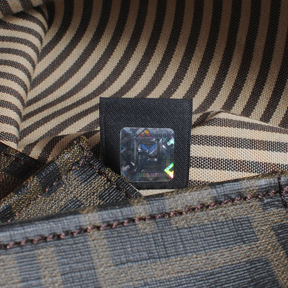 Fendi Zucca Spalmati Special Shopping Tote Tobacco 9 of 9