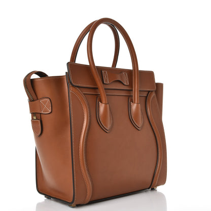Celine Natural Calfskin Micro Luggage Tan 3 of 8