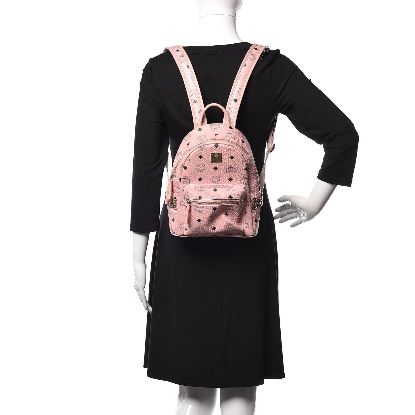 Visetos Side Stud Mini Stark Backpack Pink