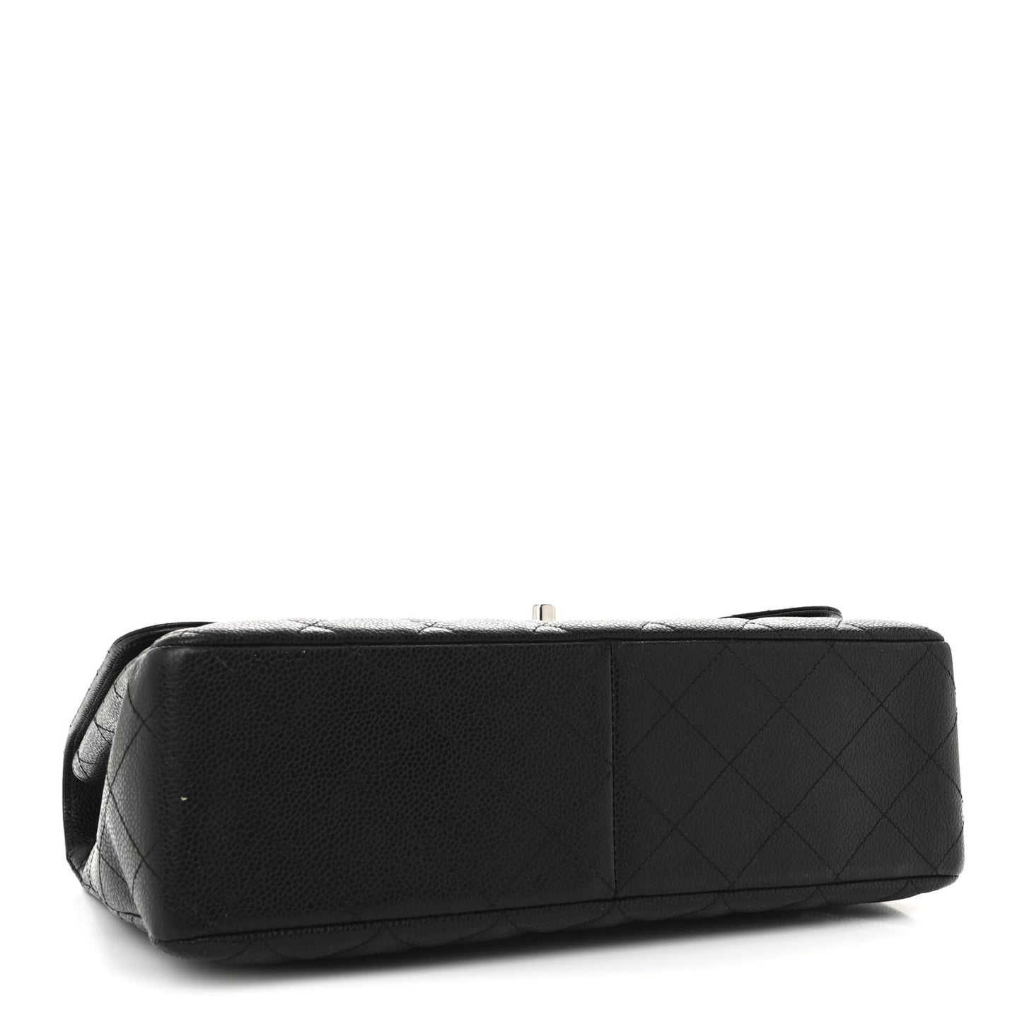 Caviar Quilted Jumbo Single Flap Black