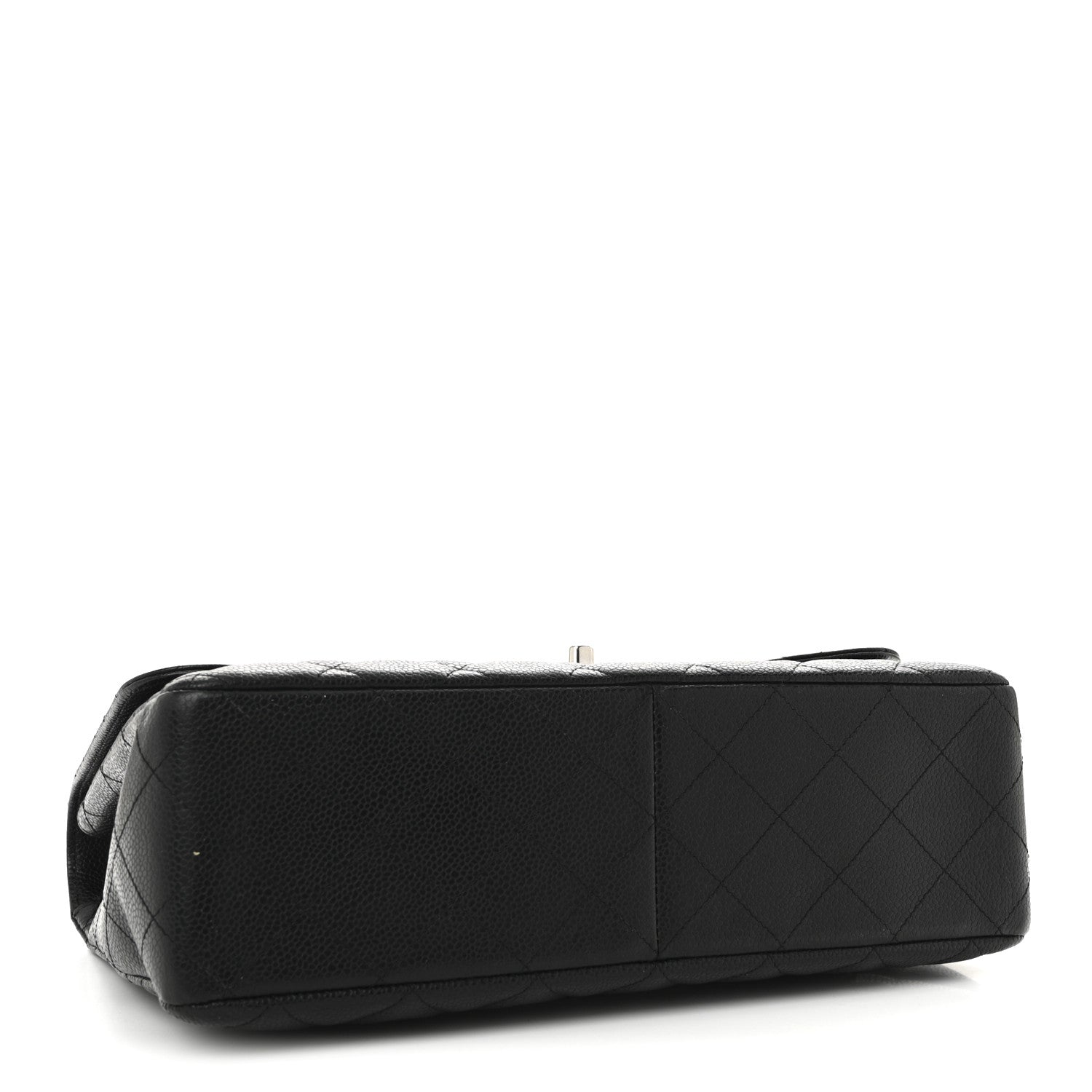 Chanel Caviar Quilted Jumbo Single Flap Black 4 of 10