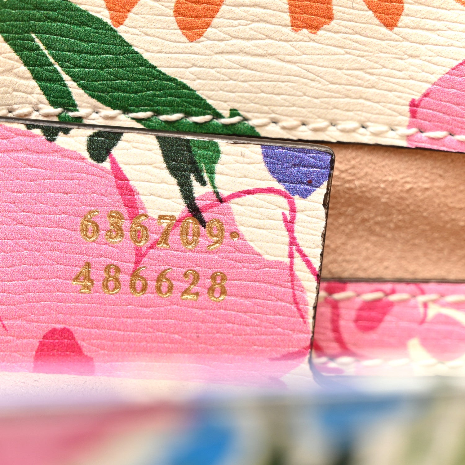 Gucci X KEN SCOTT New Shangai Calfskin Jardin D'Avril Floral Print Small Jackie 1961 Hobo Ivory Pink 7 of 12