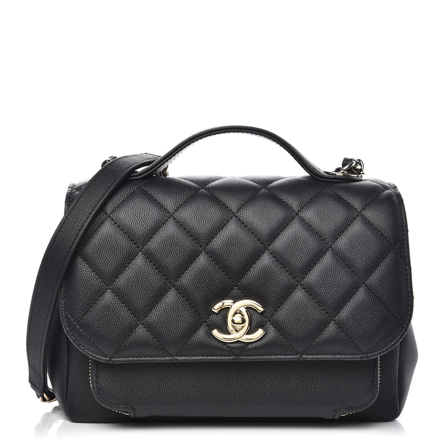 Chanel Caviar Quilted Medium Business Affinity Flap Black 2 of 8