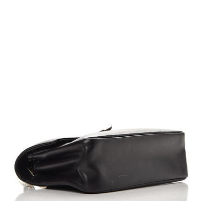 Valentino Garavani Vitello Rockstud Flip Lock Shoulder Flap Bag Black 5 of 15