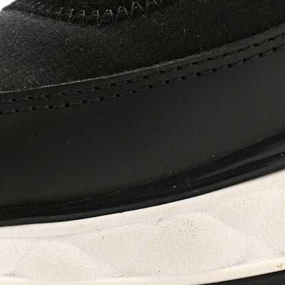 Chanel Velvet Calfskin Mixed Fibers CC Sneakers 39.5 Black 10 of 10