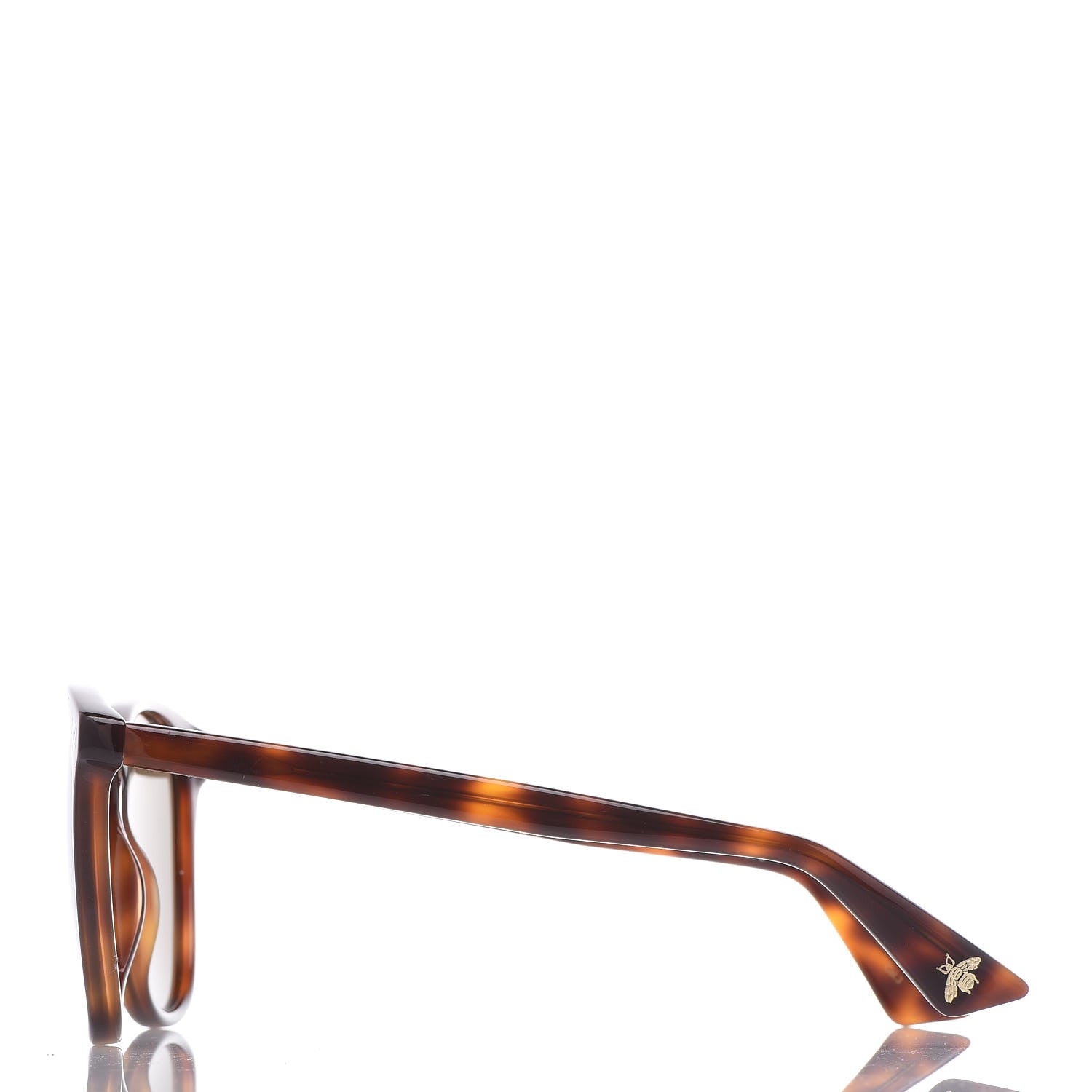 Gucci Acetate Round GG Sunglasses GG0024S Tortoise 2 of 8