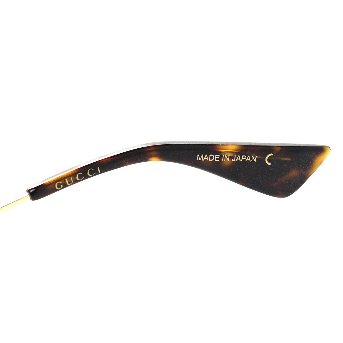 Metal Round Frame Sunglasses GG0061S Green Red