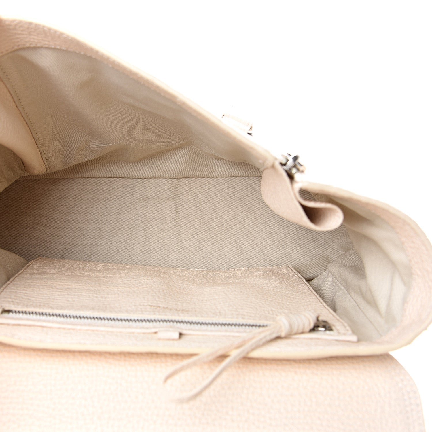 3.1 Phillip Lim 3.1 Textured Calfskin Medium Pashli Satchel Milk 4 of 10
