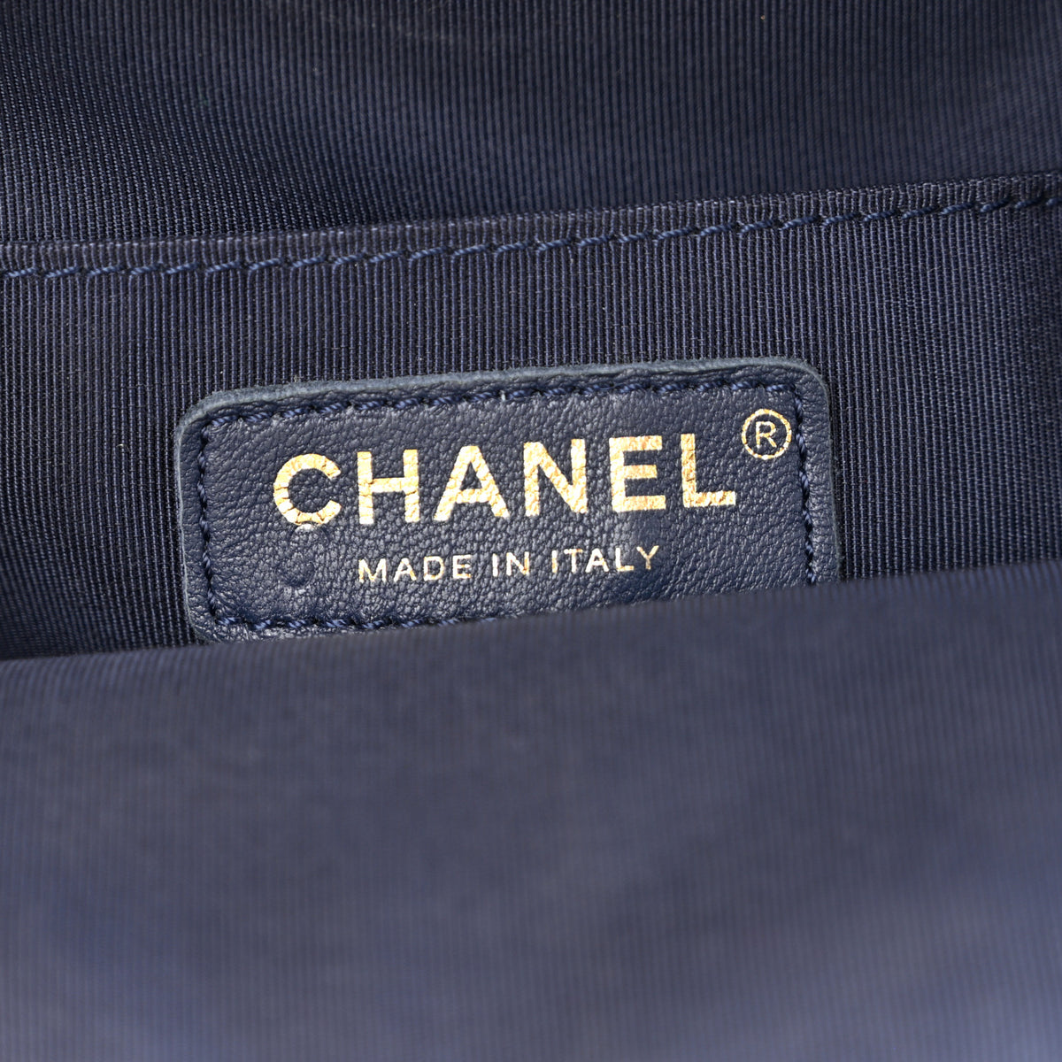 Tweed Front Pocket Backpack Navy