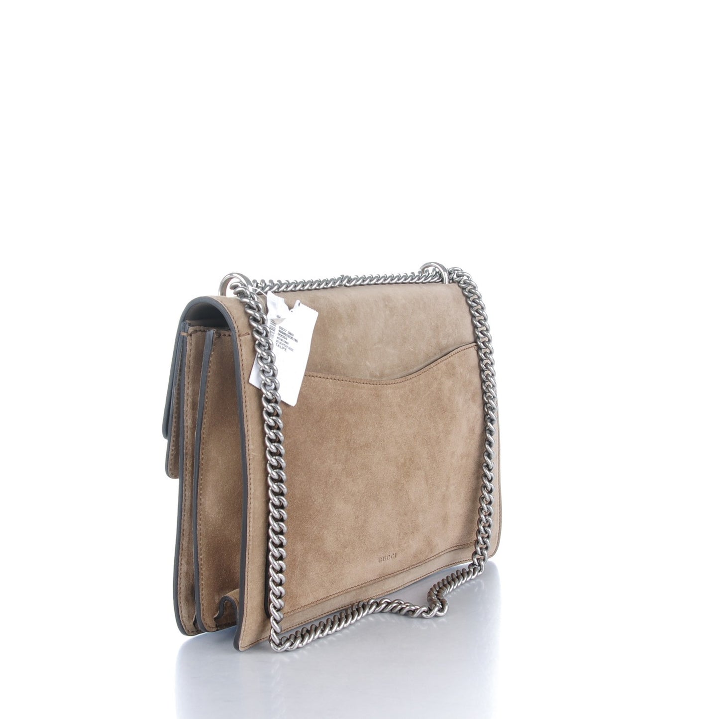 Suede Medium Dionysus Shoulder Bag Taupe