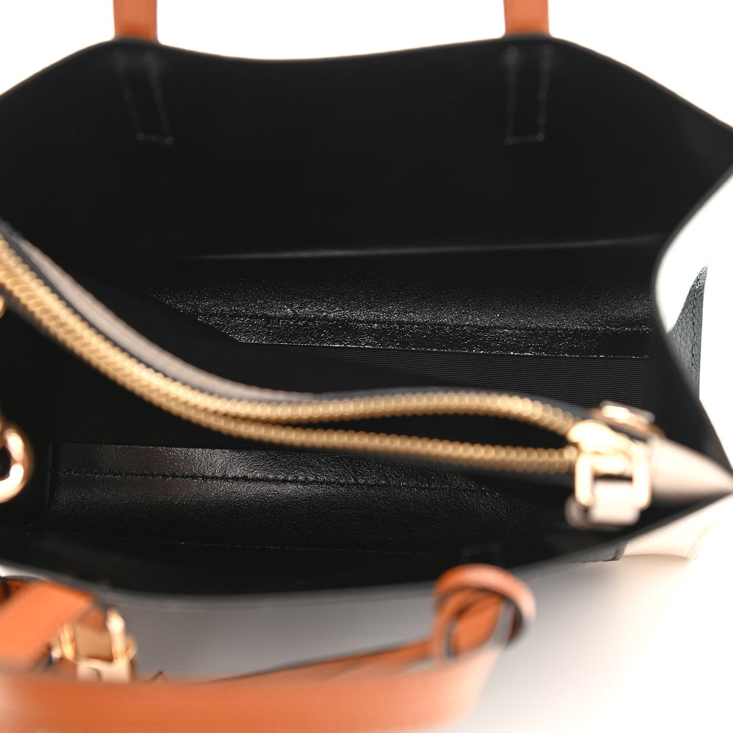 Calfskin Mini Grind Tote Bag Sandshell Multicolor