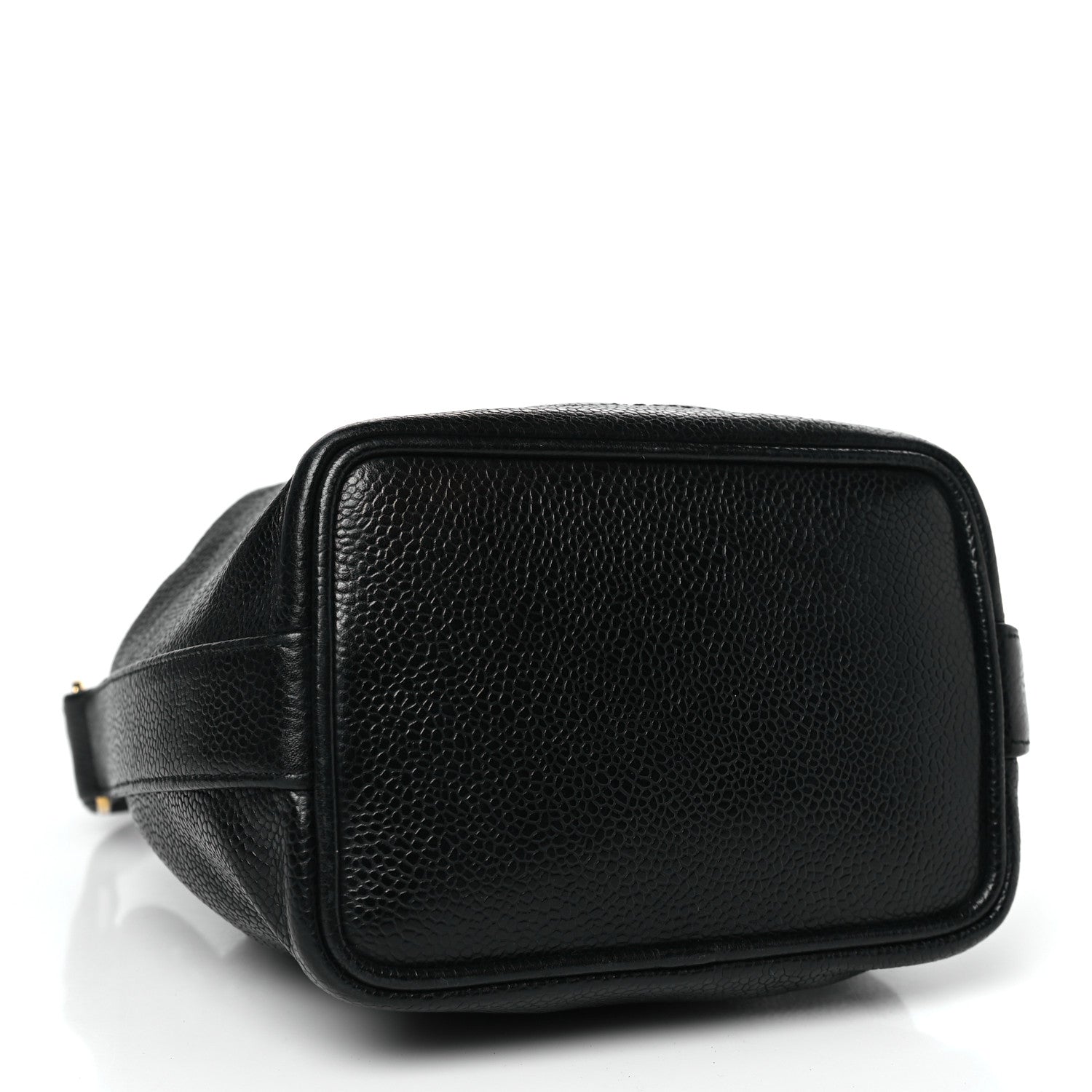 Chanel Caviar CC Chain Mini Drawstring Bag Black 5 of 10