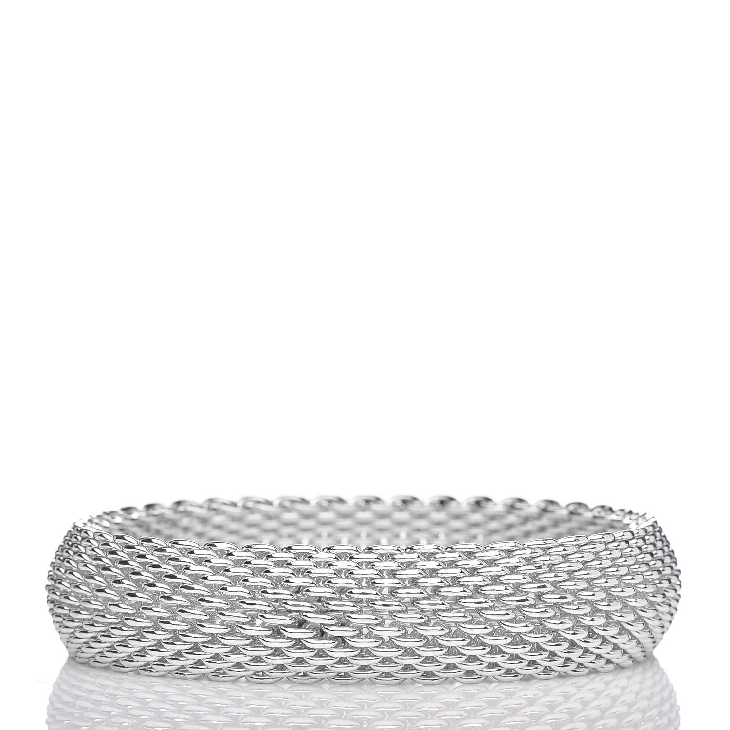 Tiffany Sterling Silver Somerset Mesh Bracelet 3 of 4