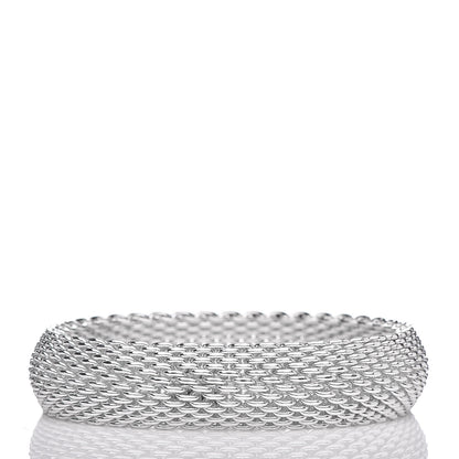 Tiffany Sterling Silver Somerset Mesh Bracelet 3 of 4