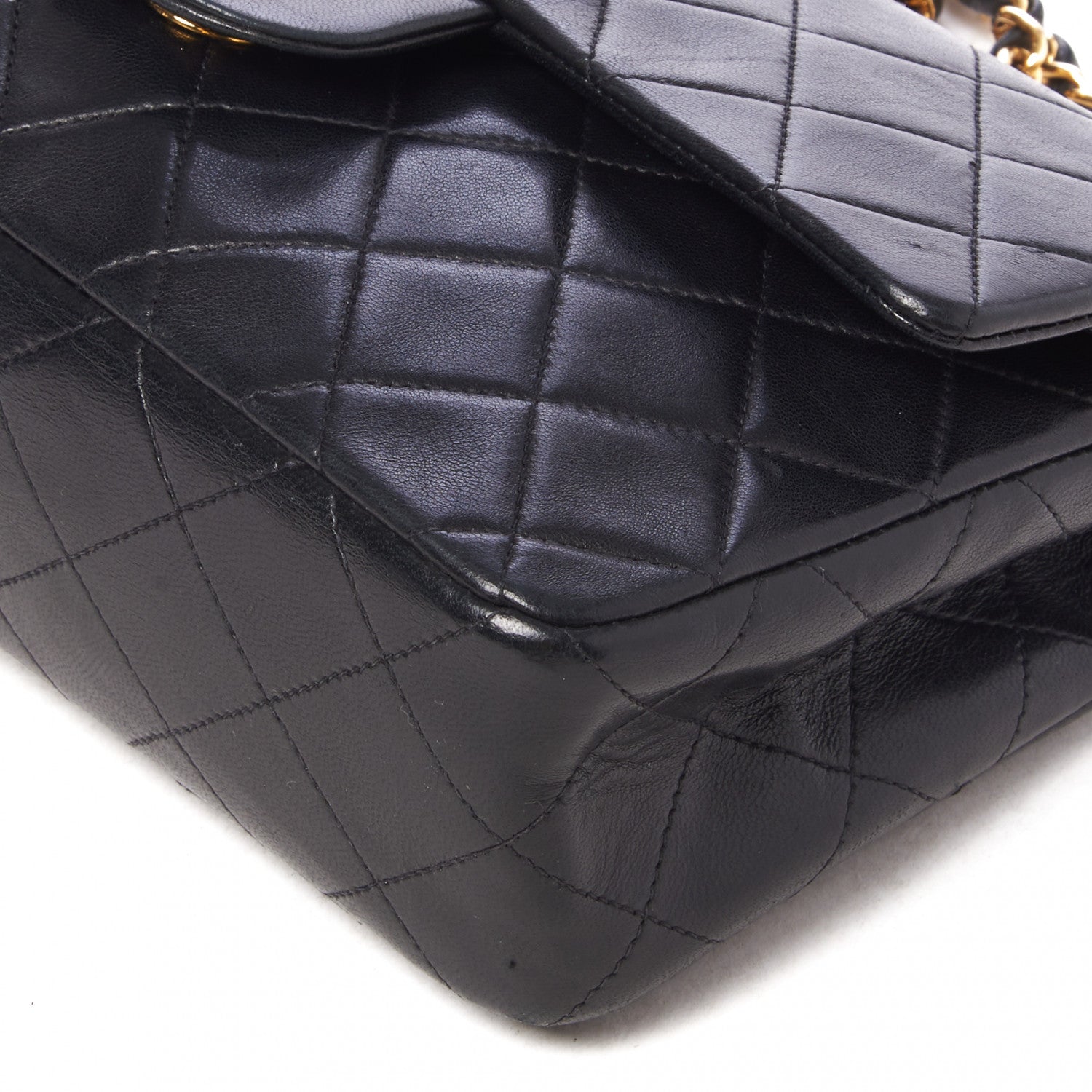 Chanel Lambskin Quilted Small Double Flap Black 5 of 10