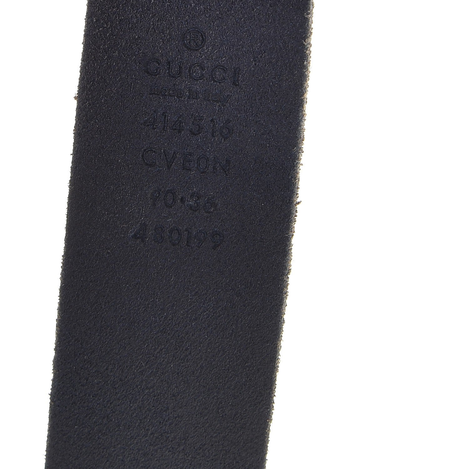 Gucci Cuoio Toscano Nickel Double G 30mm Belt 90 36 Blue 5 of 10